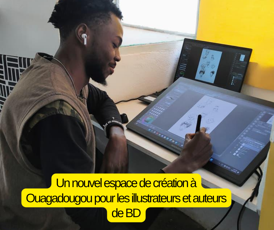 Un nouvel espace de création à Ouagadougou pour les illustrateurs et auteurs de BD
